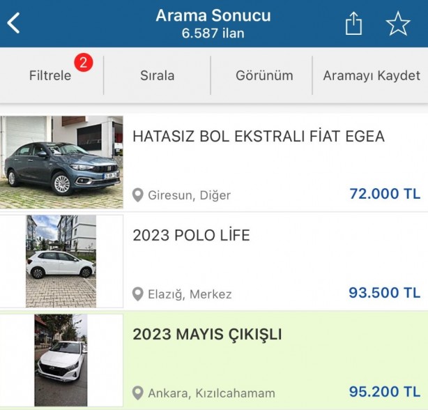 Foto - Yasağı böyle delmeye çalışıyorlar! İkinci el araç sahiplerinden büyük çakallık