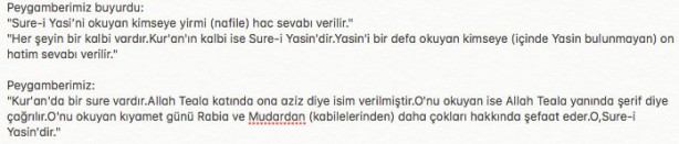 Foto - Yasin Suresi Okunuşu: Yasin suresi Arapça Okunuşu Türkçe meali: