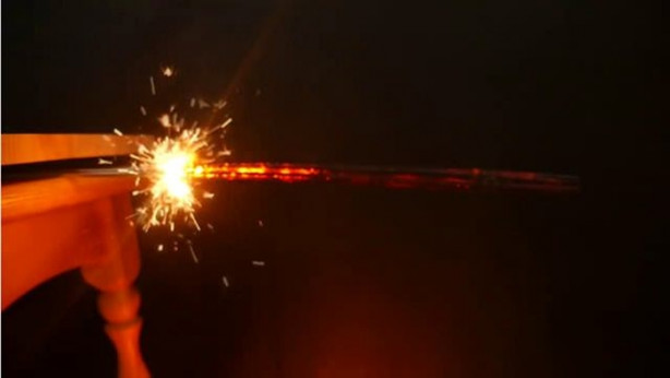 Foto - Yavaşlatılmış kamerayla çektiler! Maytap geçirip ateşe verdiler!