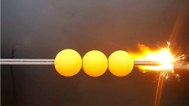 Foto - Yavaşlatılmış kamerayla çektiler! Maytap geçirip ateşe verdiler!