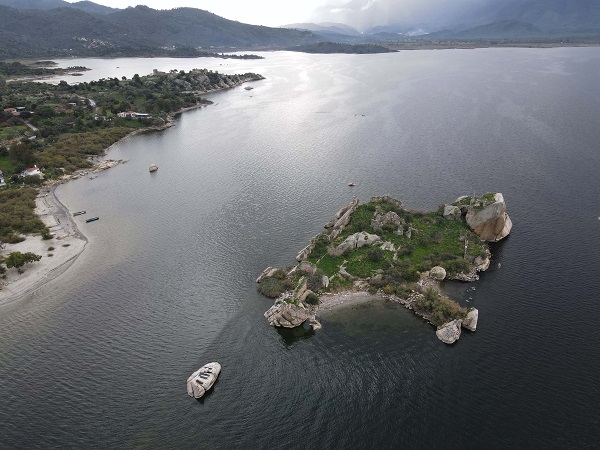 Foto - Yaz aylarında sular çekilmişti! İşte Bafa Gölü’nün son hali