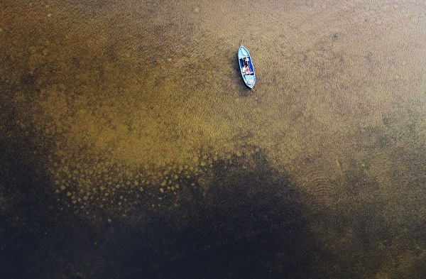 Foto - Yaz aylarında sular çekilmişti! İşte Bafa Gölü’nün son hali