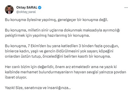 Foto - Yazık! Size, sanatınıza ve insanlığınıza…! Bu sözlerin altına imzamızı atıyoruz...