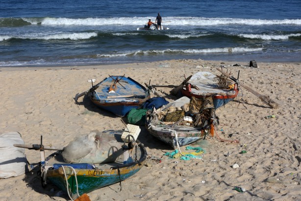 Foto - Yengeç, Gazzeli balıkçıların yüzünü güldürdü