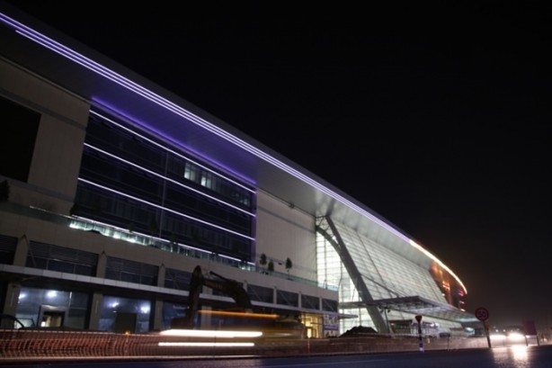  Yeni Ankara Hızlı Tren Garı ışıklandırıldı