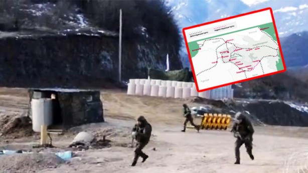 Foto - Yeni bir harita daha yayınladılar! Rus askerleri ilk kez...