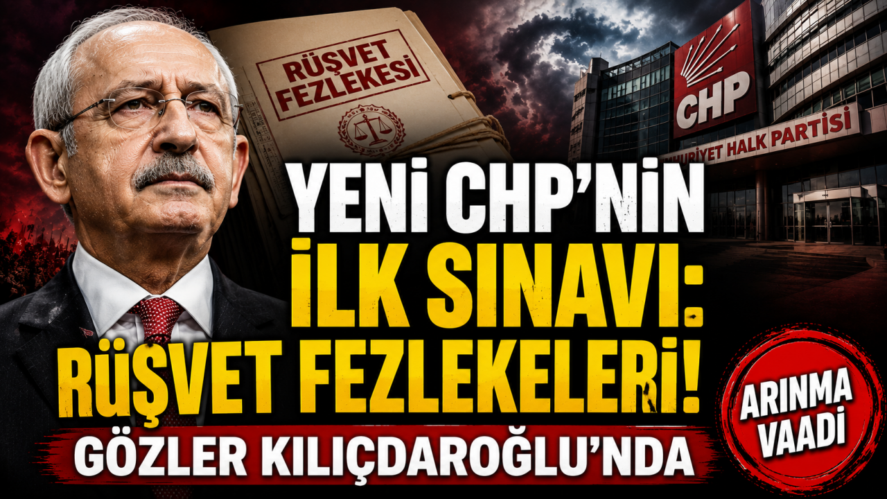 Yeni CHP'nin ilk sınavı: Rüşvet fezlekeleri!