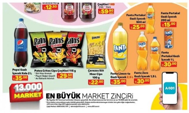 Foto - Yeni fırsat listesi yayınlandı! A101’de 25 temmuz indirim çılgınlığı