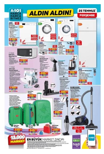 Foto - Yeni fırsat listesi yayınlandı! A101’de 25 temmuz indirim çılgınlığı