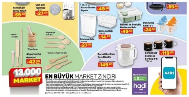 Foto - Yeni fırsat listesi yayınlandı! A101’de 25 temmuz indirim çılgınlığı