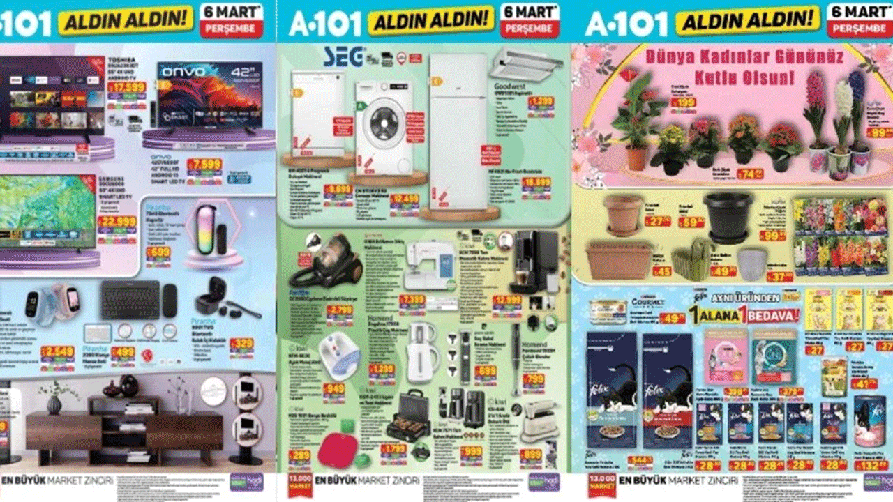 Yeni indirimli ürünler kataloğu belli oldu! A101'den 'aldın aldın' fırtınası!