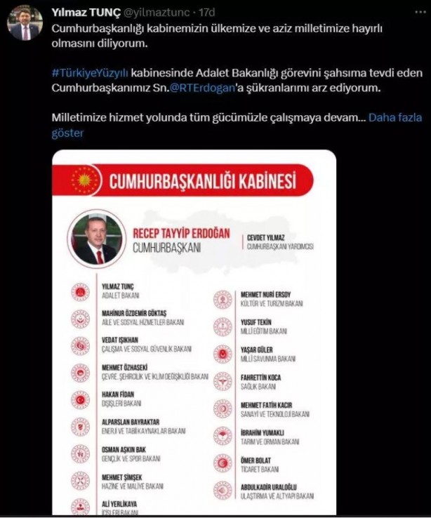 Foto - Yeni Kabine üyelerinden ilk mesajlar