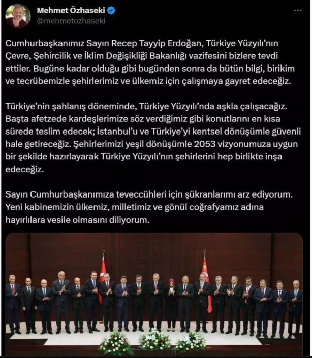 Foto - Yeni Kabine üyelerinden ilk mesajlar