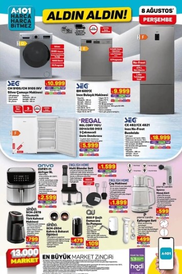 Foto - Yeni liste açıklandı! A101'in 8 Ağustos indirimlerinde neler var neler