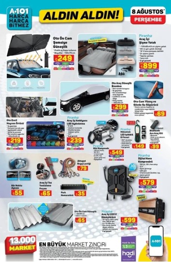 Foto - Yeni liste açıklandı! A101'in 8 Ağustos indirimlerinde neler var neler