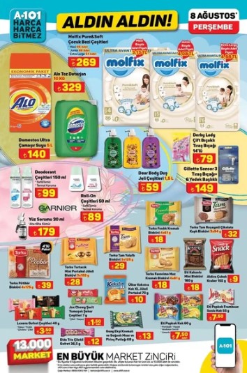 Foto - Yeni liste açıklandı! A101'in 8 Ağustos indirimlerinde neler var neler