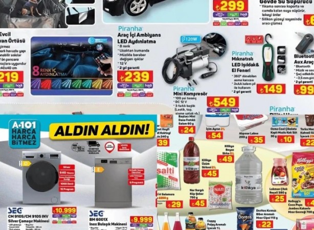 Foto - Yeni liste açıklandı! A101'in 8 Ağustos indirimlerinde neler var neler