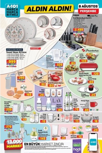 Foto - Yeni liste açıklandı! A101'in 8 Ağustos indirimlerinde neler var neler