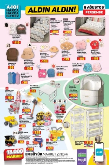 Foto - Yeni liste açıklandı! A101'in 8 Ağustos indirimlerinde neler var neler