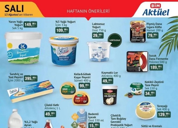 Foto - Yeni liste açıklandı! BİM'in 13 Ağustos indirimli ürünleri