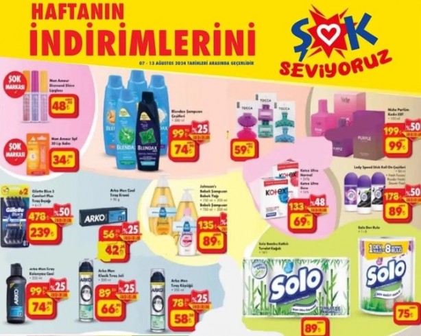 Foto - Yeni liste belli oldu! İşte Şok'un 7 Ağustos indirimleri
