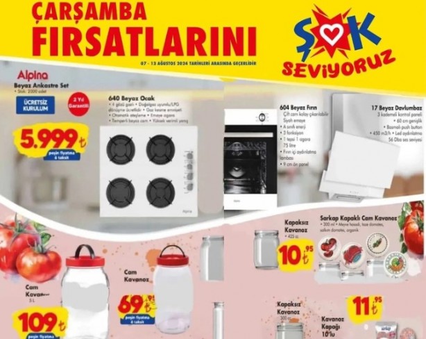 Foto - Yeni liste belli oldu! İşte Şok'un 7 Ağustos indirimleri
