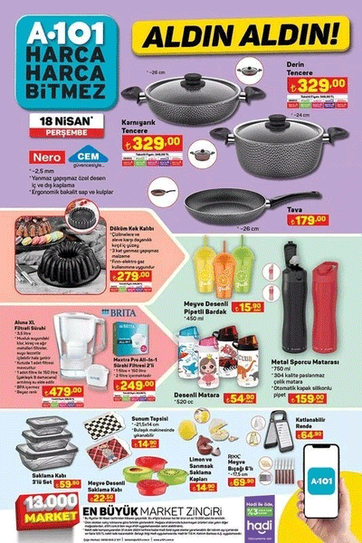 Foto - Yeni liste geldi! A101’de indirim fırtınası