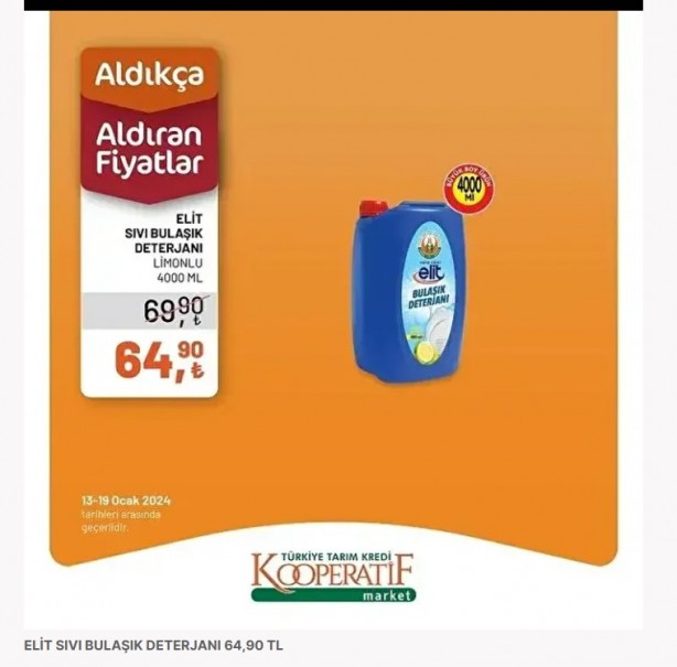 Foto - Yeni liste paylaşıldı! Tarım Kredi'de indirim kampanyası