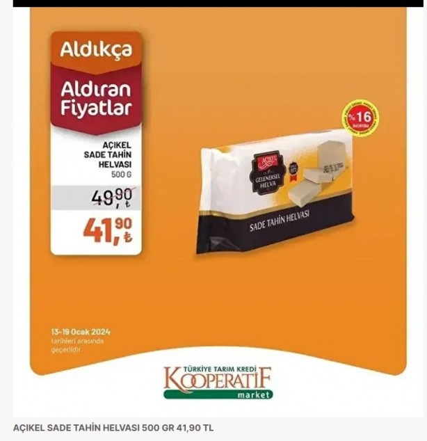 Foto - Yeni liste paylaşıldı! Tarım Kredi'de indirim kampanyası