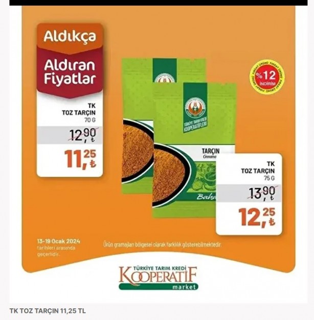 Foto - Yeni liste paylaşıldı! Tarım Kredi'de indirim kampanyası