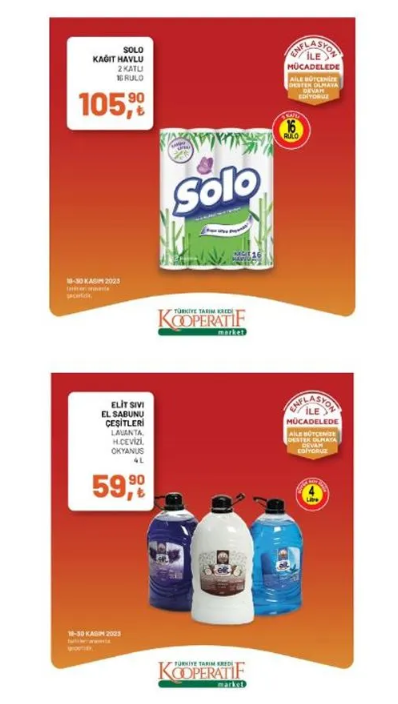 Foto - Yeni liste yayınlandı! Tarım Kredi Marketlerinde yepyeni indirimler