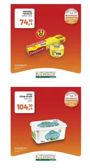 Foto - Yeni liste yayınlandı! Tarım Kredi Marketlerinde yepyeni indirimler