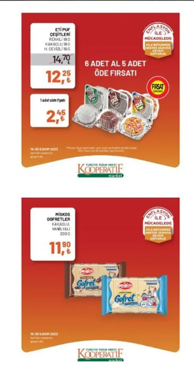 Foto - Yeni liste yayınlandı! Tarım Kredi Marketlerinde yepyeni indirimler