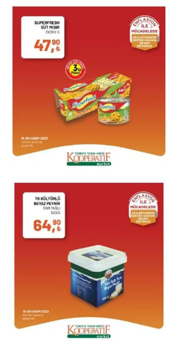 Foto - Yeni liste yayınlandı! Tarım Kredi Marketlerinde yepyeni indirimler