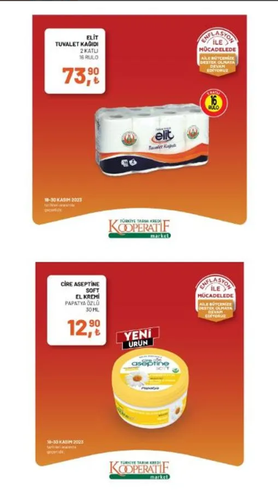 Foto - Yeni liste yayınlandı! Tarım Kredi Marketlerinde yepyeni indirimler