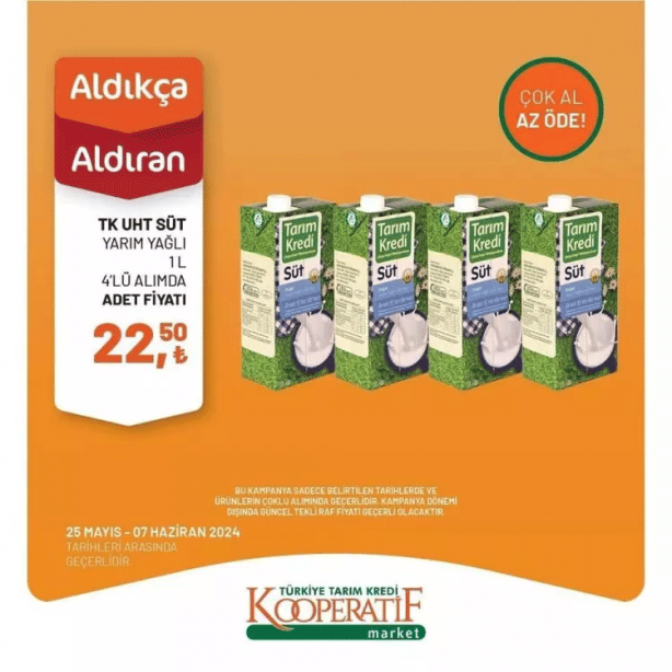 Foto - Yeni listede dikkat çeken ürünler! Tarım Kredi’de fırsat indirimleri