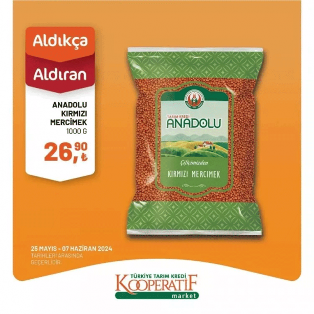 Foto - Yeni listede dikkat çeken ürünler! Tarım Kredi’de fırsat indirimleri