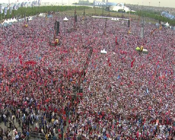 Foto - Yenikapı mitingine kaç kişi katıldı? İşte görüntüler
