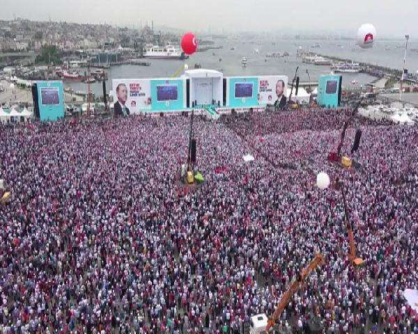Foto - Yenikapı mitingine kaç kişi katıldı? İşte görüntüler