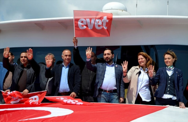 Foto - Yenikapı'da coşkulu bekleyiş!