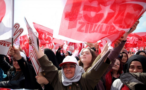 Foto - Yenikapı'da coşkulu bekleyiş!