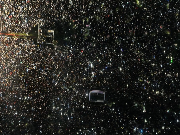 Foto - Yenikapı'da muhteşem görüntü! Trabzonspor’un şampiyonluk kutlaması havadan görüntülendi