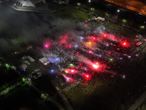 Foto - Yenikapı'da muhteşem görüntü! Trabzonspor’un şampiyonluk kutlaması havadan görüntülendi