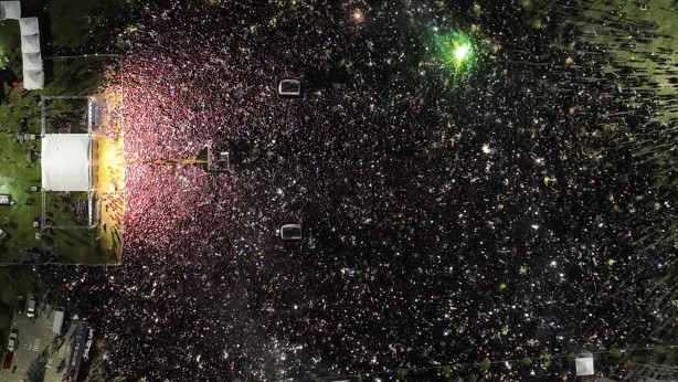 Foto - Yenikapı'da muhteşem görüntü! Trabzonspor’un şampiyonluk kutlaması havadan görüntülendi