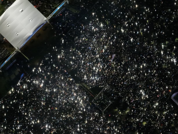 Foto - Yenikapı'da muhteşem görüntü! Trabzonspor’un şampiyonluk kutlaması havadan görüntülendi