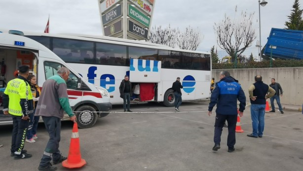 Foto - Yer: Bursa! Yolcu otobüsünde korkunç olay
