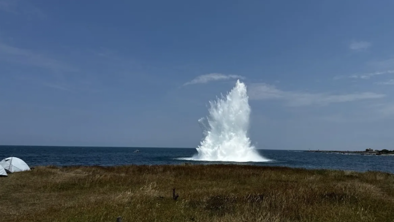 Foto - Yer: Ordu... Denizde bulunan cisim mayın çıktı!