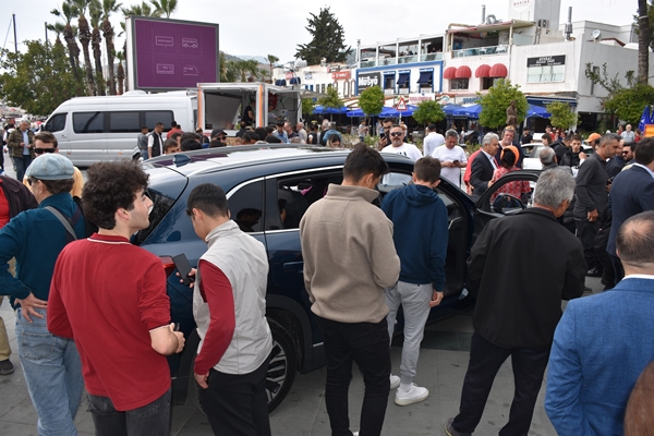 Yerli otomobil Togg Bodrum'da tanıtıldı