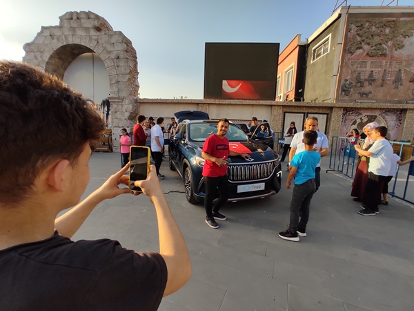 Foto - Yerli otomobil Togg Erzin'de sergilendi