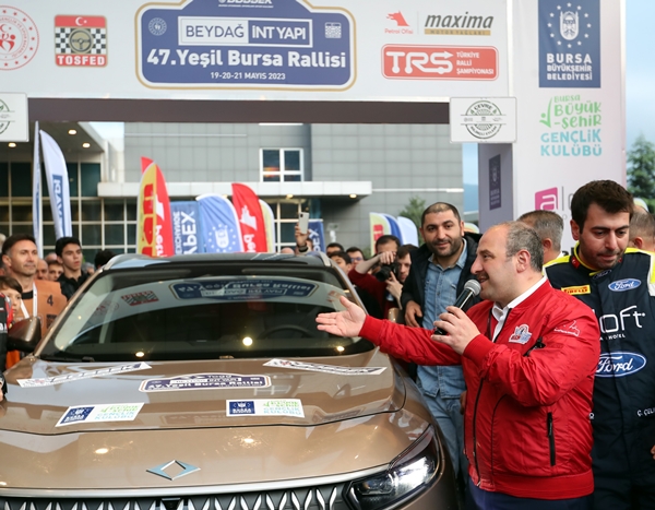 Foto - Yeşil Bursa Rallisi yerli otomobil Togg ile start aldı